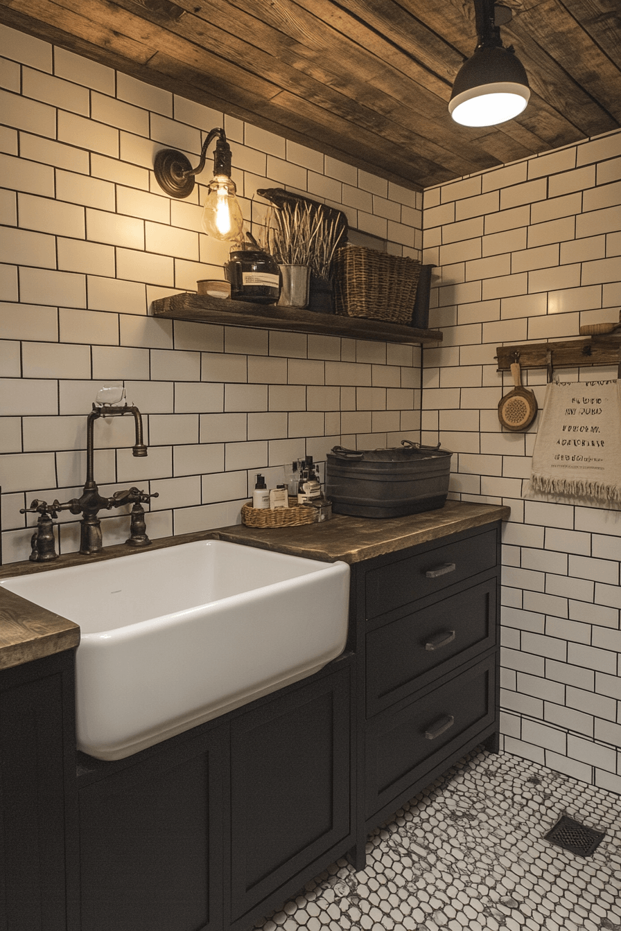 29 Old Cabin Interior Bathroom Inspirations for a Peaceful Escape 26 old cabin interior bathroom