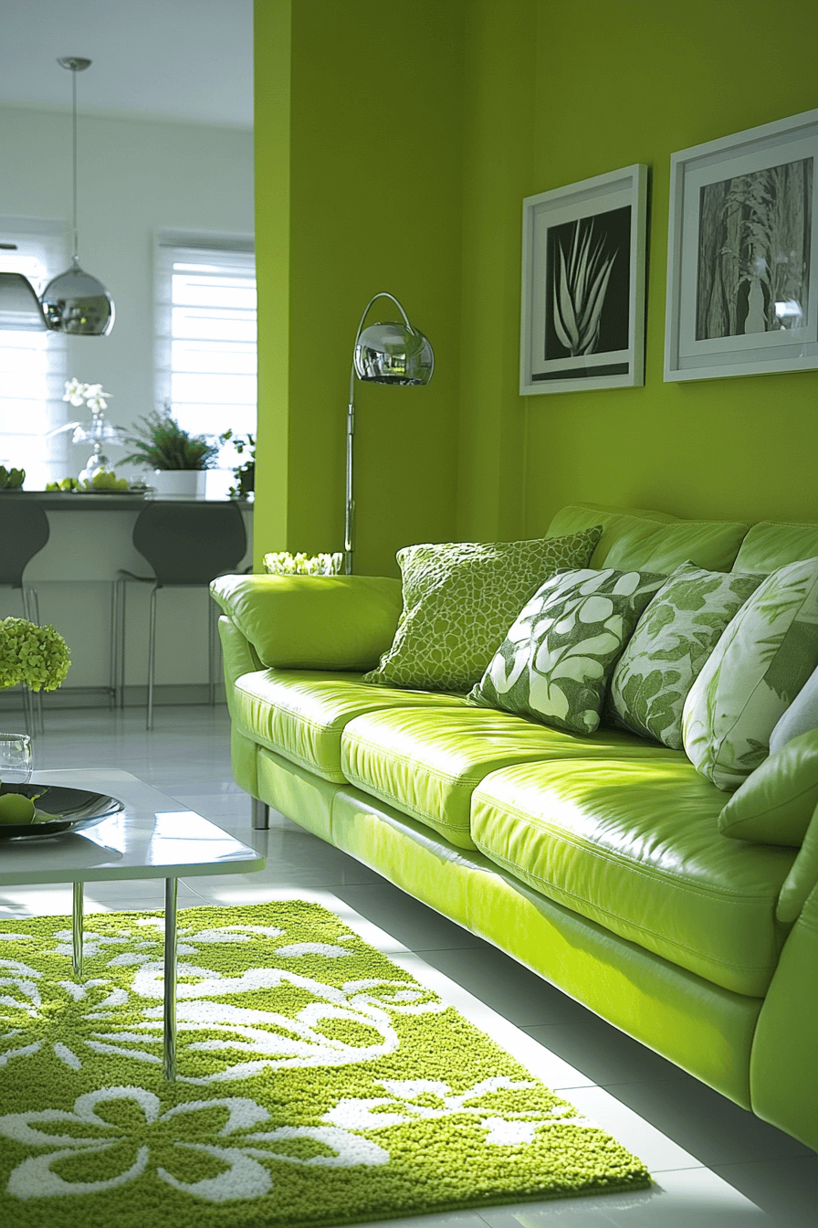 29 Green Living Room Decor Inspirations for a Fresh Modern Makeover 26 green living room decor
