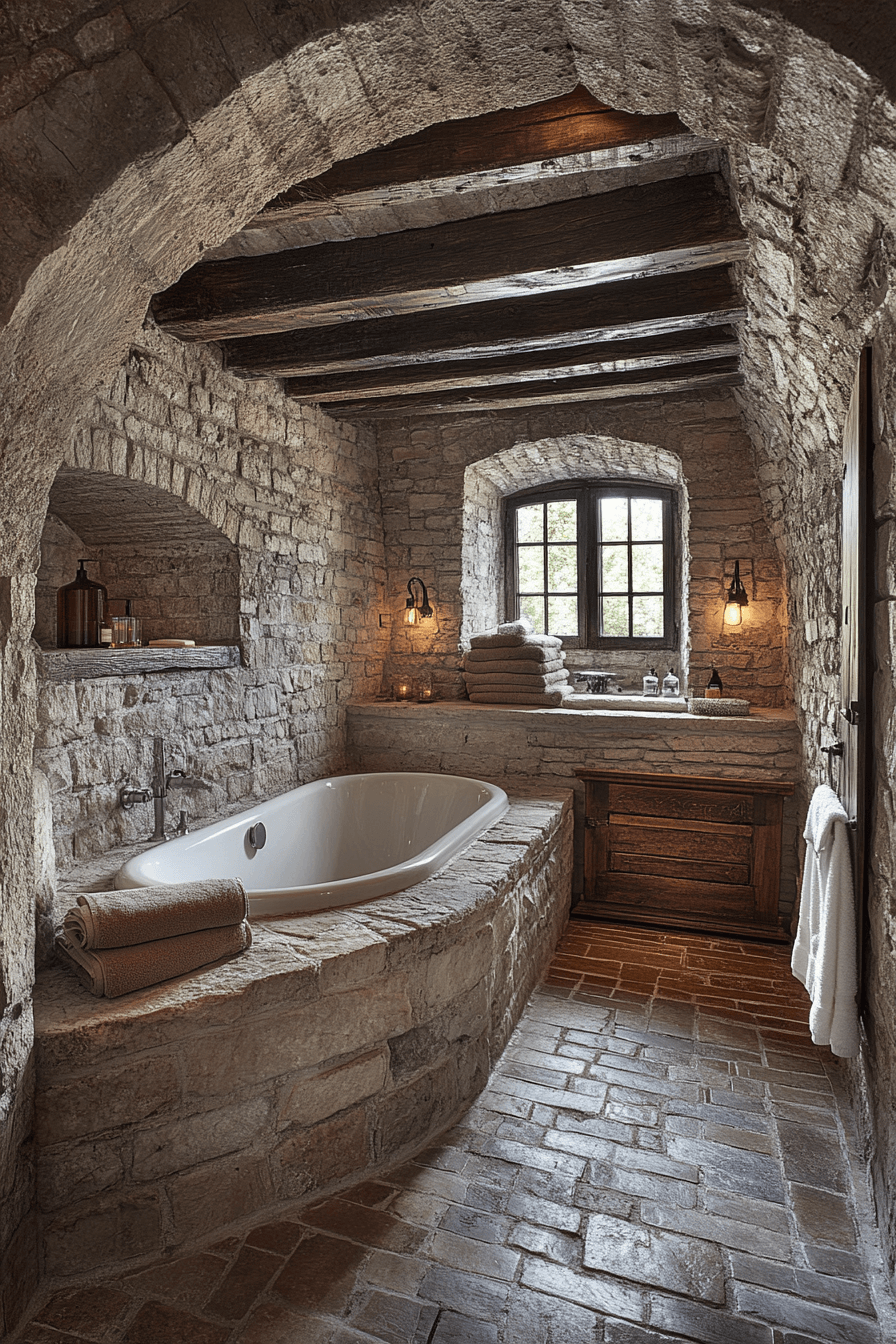 29 Moody Vintage Bathroom Ideas to Create a Timeless and Cozy Retreat 26 moody vintage bathroom