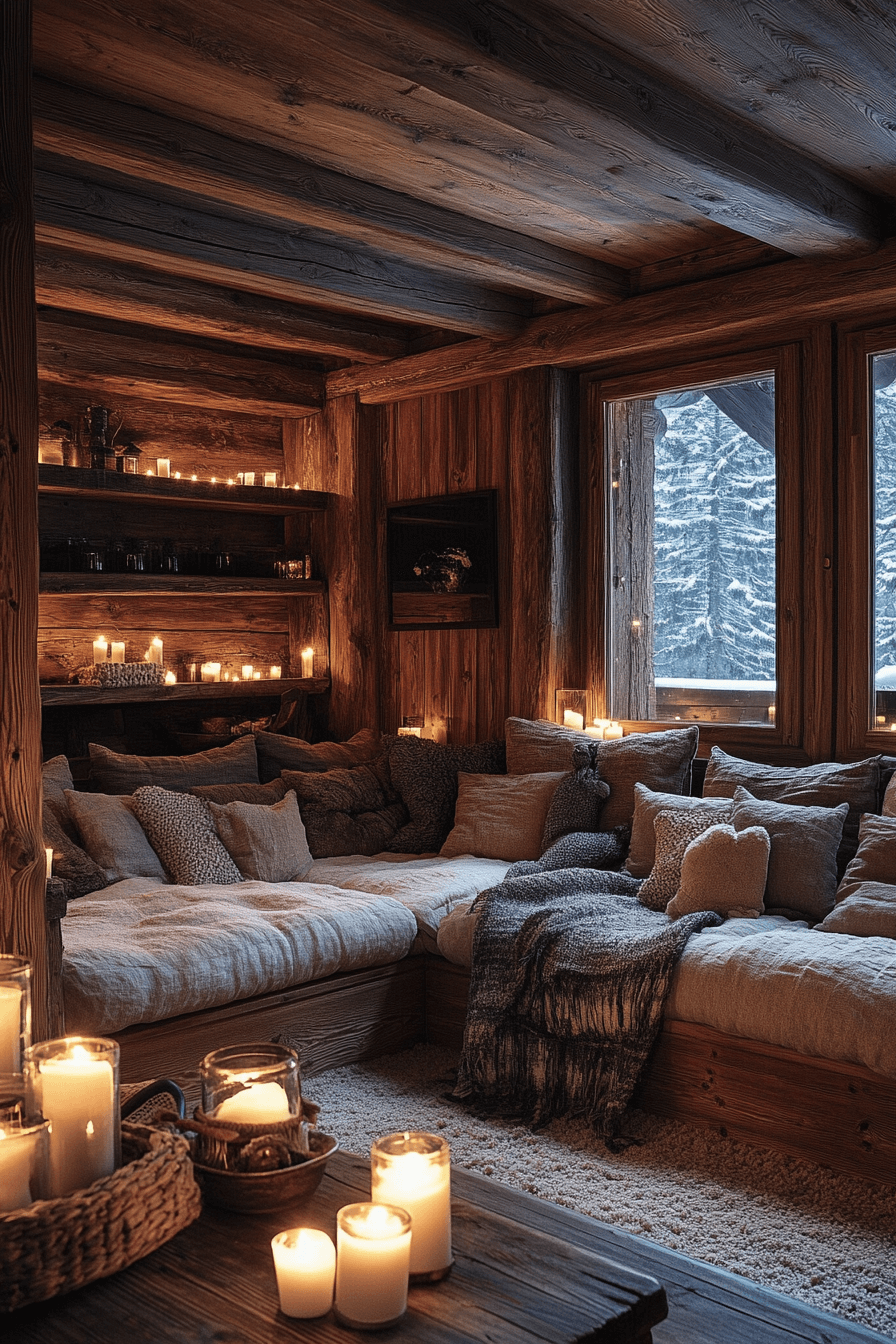29 Old Cabin Interior Living Room Decor Ideas That Embrace Rustic Beauty 27 old cabin interior living room