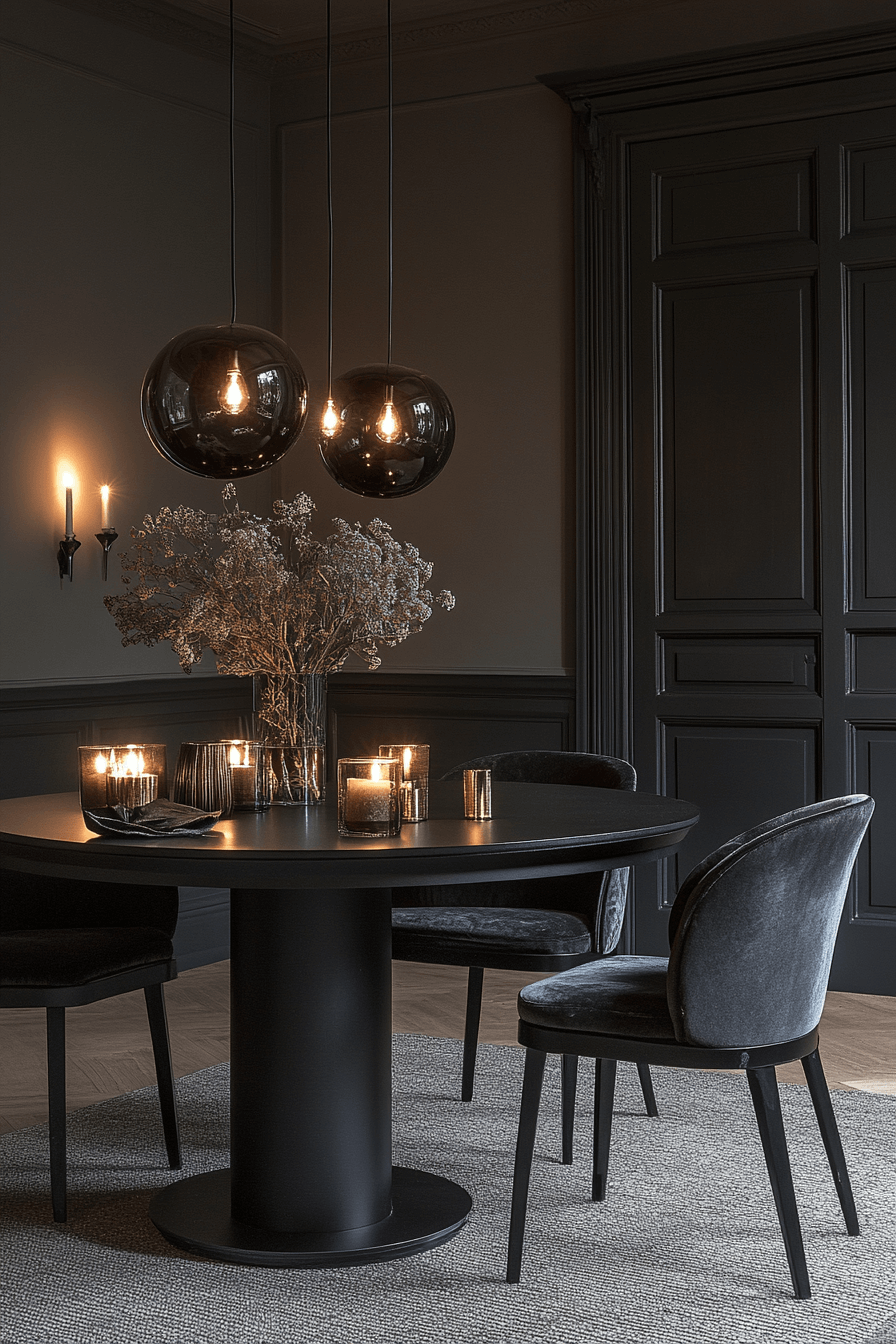 29 Moody Vintage Dining Room Aesthetics That Celebrate Classic Comfort 27 moody vintage dining room