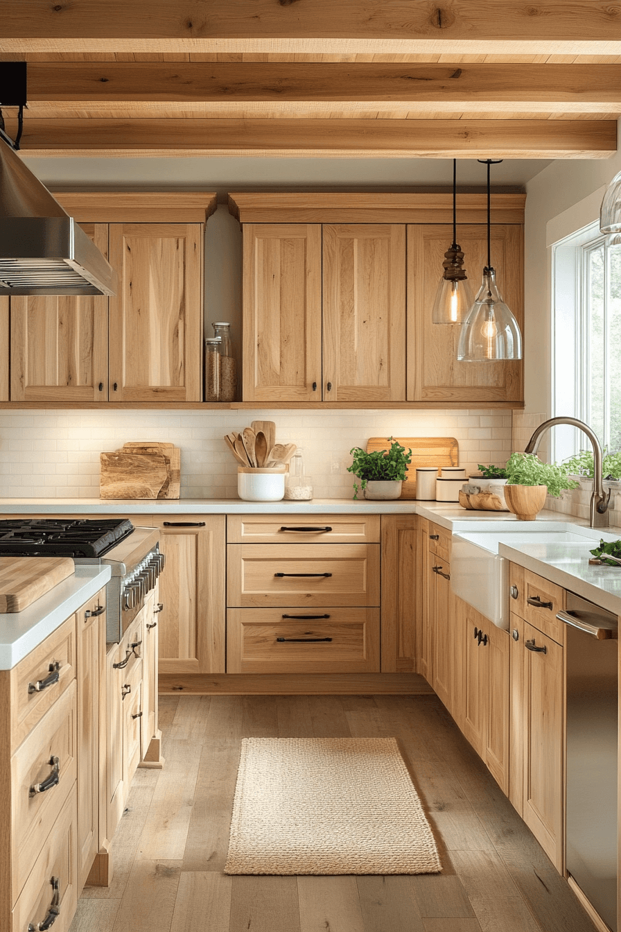 29 Maple Kitchen Cabinets That Make a Lasting Impression 27 Maple Kitchen Cabinets
