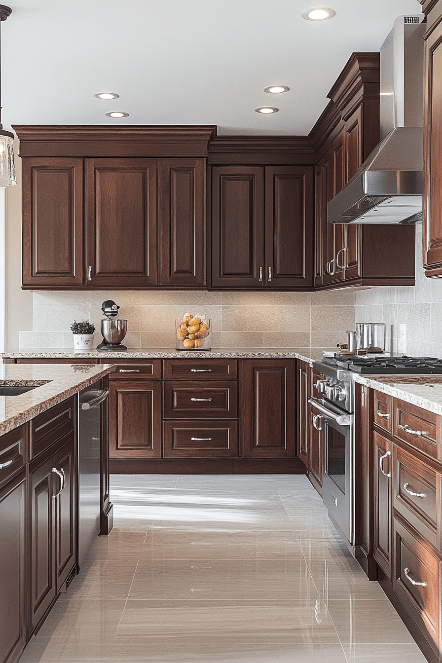 29 Cherry Kitchen Cabinets to Refresh Your Space with Classic Appeal 27 Cherry Kitchen Cabinets