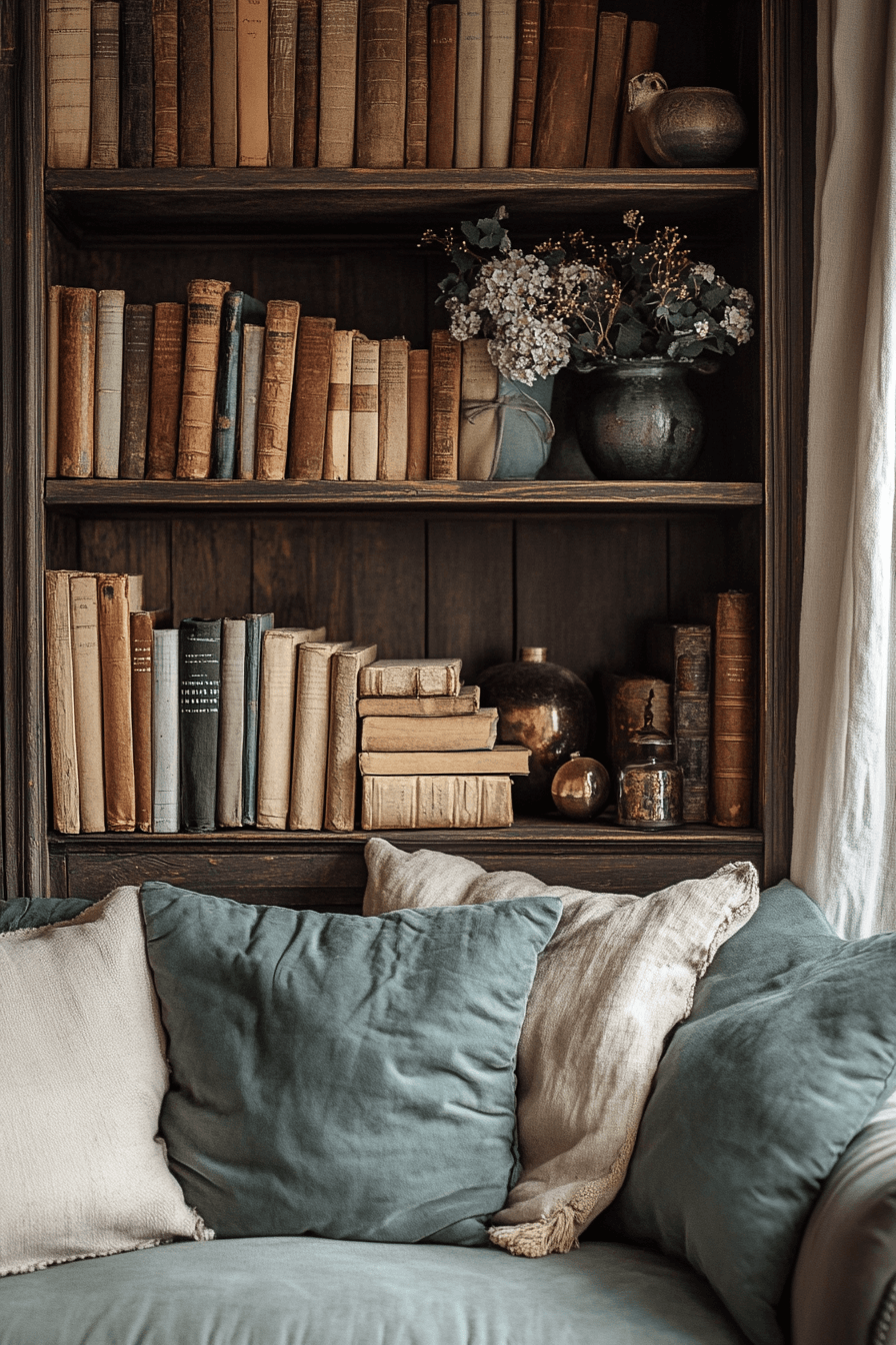 29 Moody Vintage Living Room Designs to Bring Vintage Charm into Contemporary Living 27 moody vintage living room