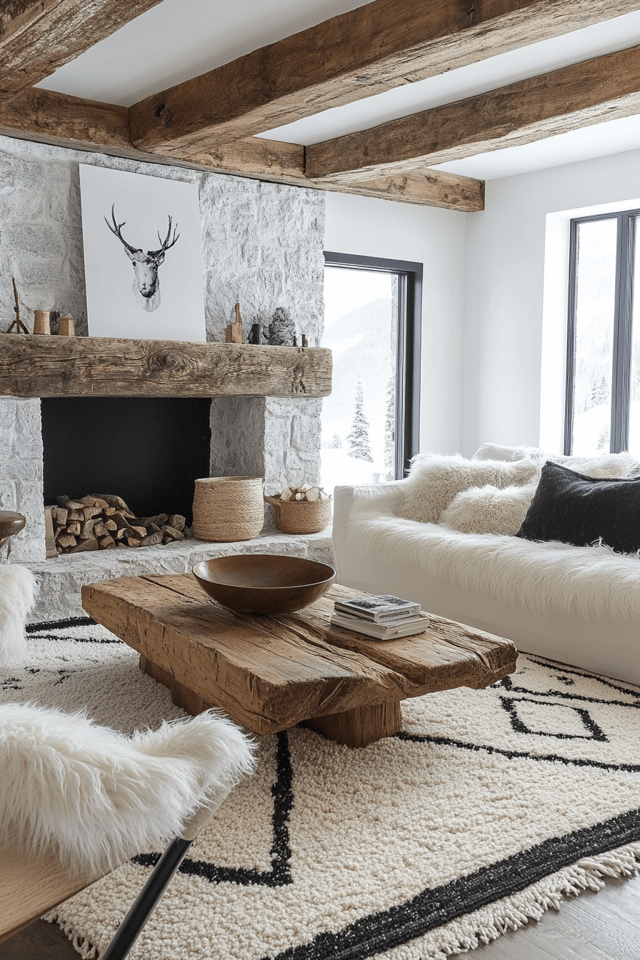 29 Black and White Living Room Decor Ideas That Make a Strong Statement 27 black and white living room decor