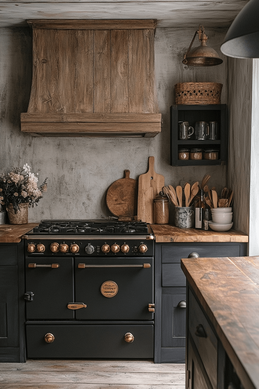 29 Moody Cottage Kitchen Interiors That Radiate Peace and Personality 27 moody cottage kitchen