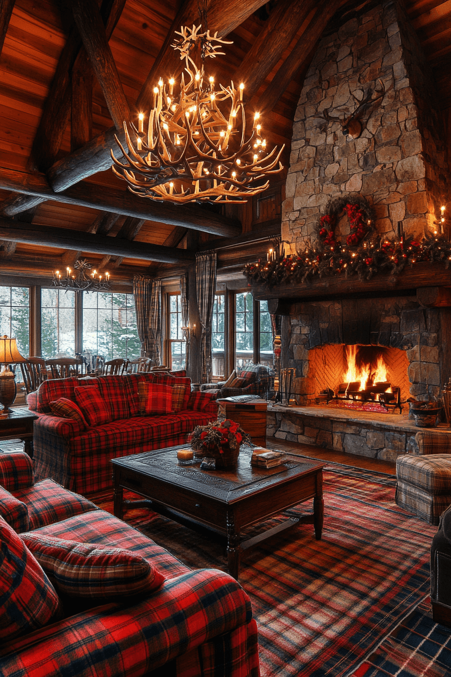 29 Cabin Living Room Ideas to Create the Perfect Escape 27 cabin living room