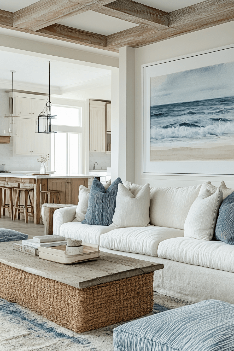 29 Coastal Cottage Living Room Decor Ideas That Spark Joy 28 coastal cottage living room