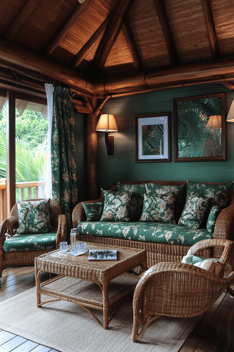 29 Tropical Interior Design Living Rooms to Refresh Your Space with Island Vibes 28 tropical interior design living rooms