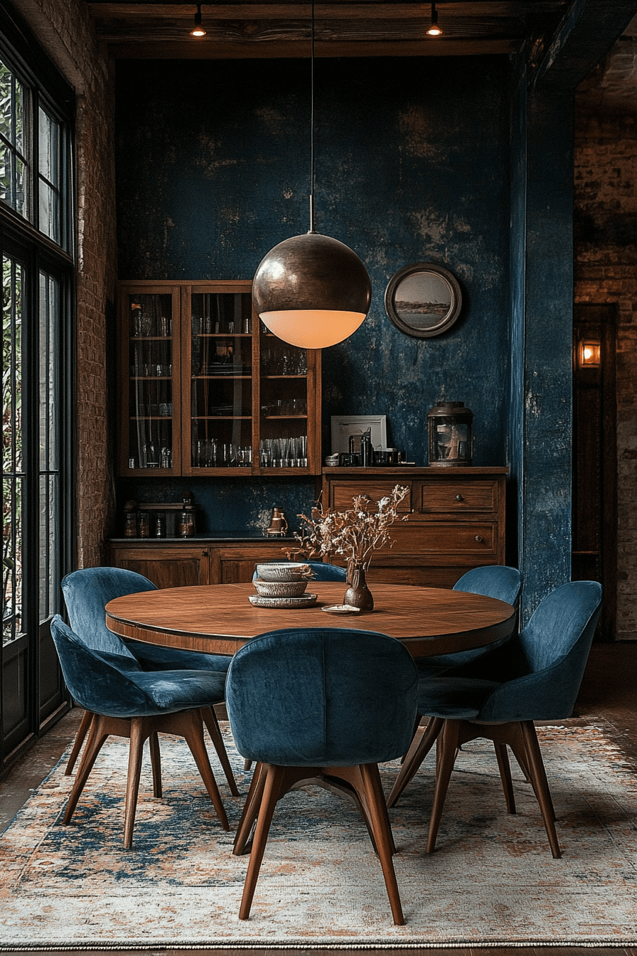 29 Moody Vintage Dining Room Aesthetics That Celebrate Classic Comfort 28 moody vintage dining room