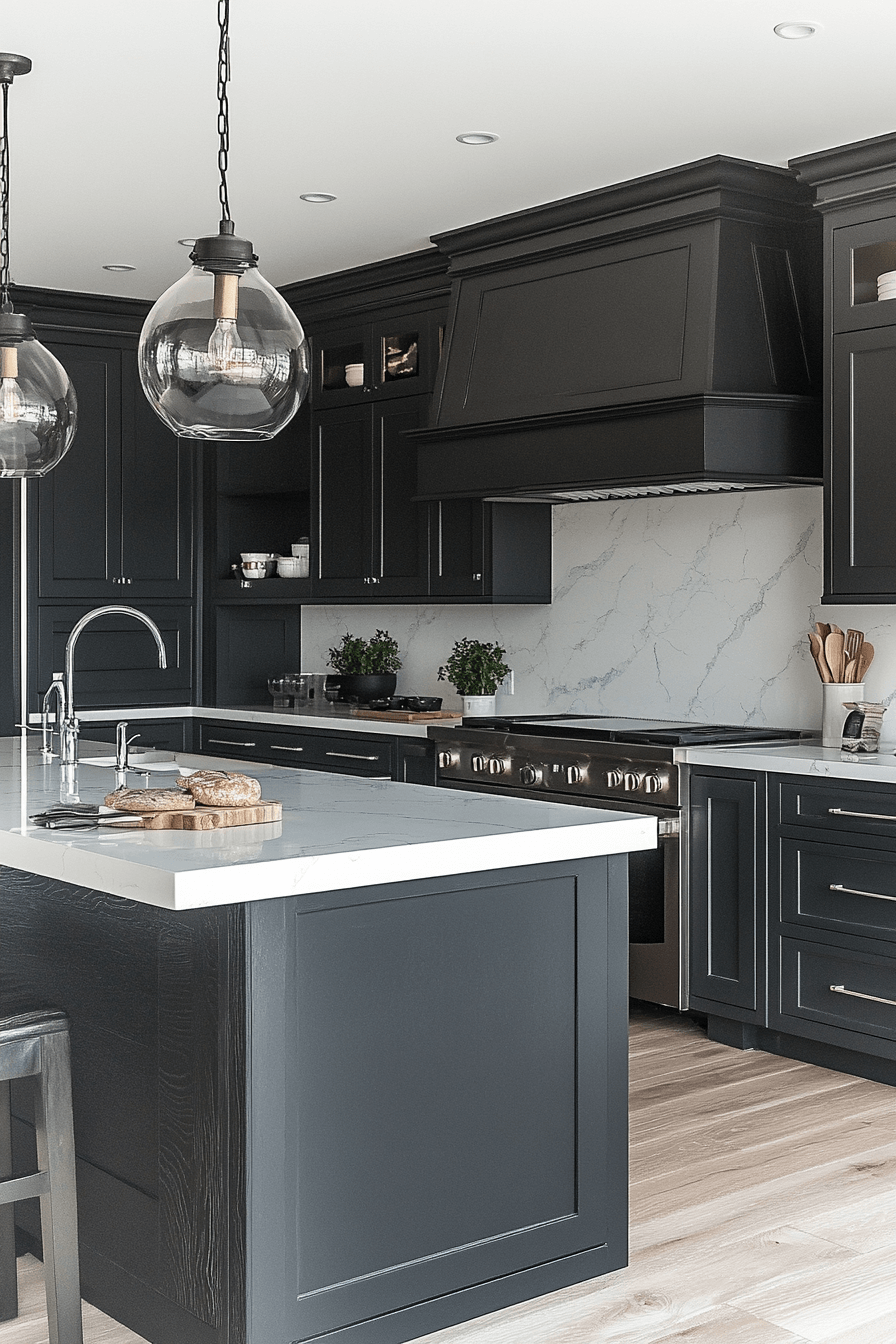 29 Dark Grey Kitchen Cabinets That Turn Simple Spaces Into Showstoppers 29 dark grey kitchen cabinets