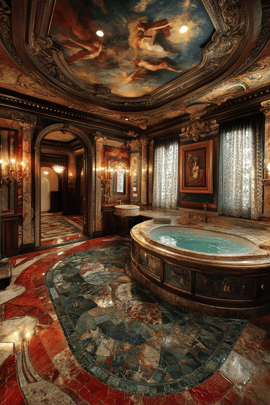 29 Moody Vintage Bathroom Ideas to Create a Timeless and Cozy Retreat 29 moody vintage bathroom