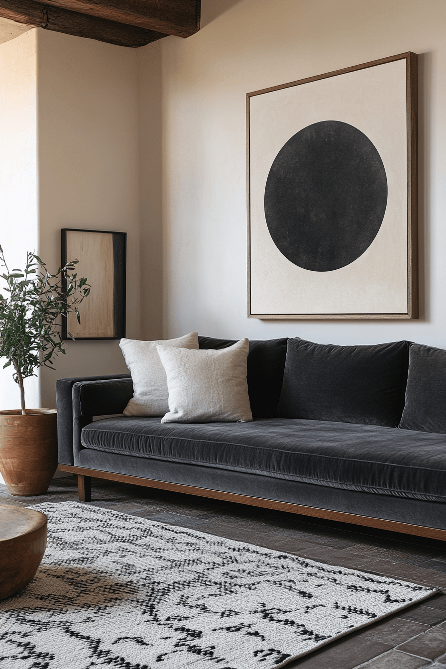 29 Dark Gray Couch Living Room Designs to Refresh Your Gathering Space 29 dark gray couch living room