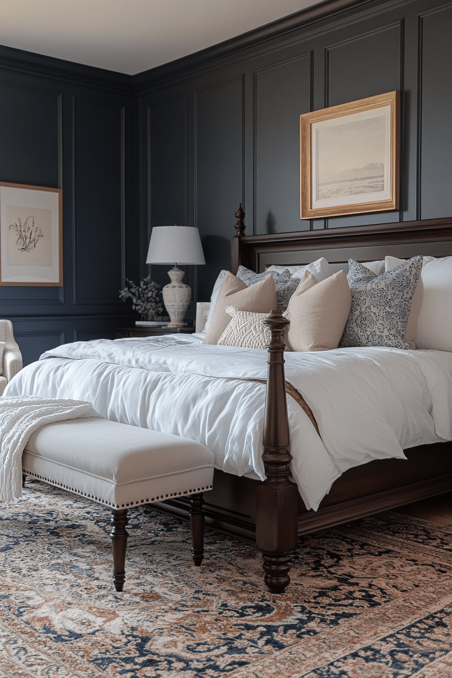 29 Moody Vintage Bedroom Ideas to Add Personality and Comfort to Your Room 29 moody vintage bedroom