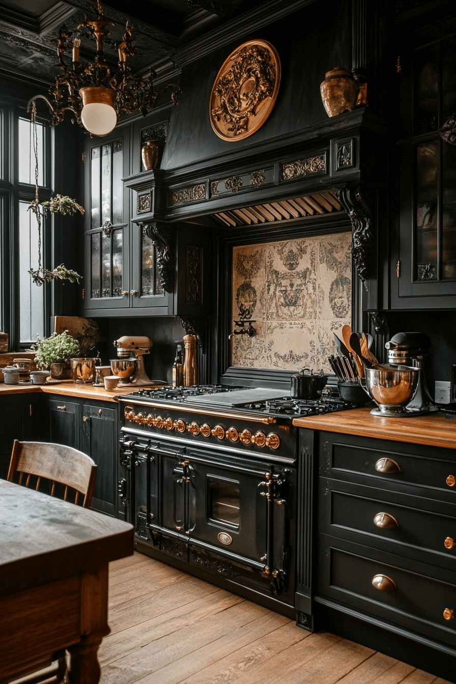 29 Moody Cottage Kitchen Interiors That Radiate Peace and Personality 29 moody cottage kitchen