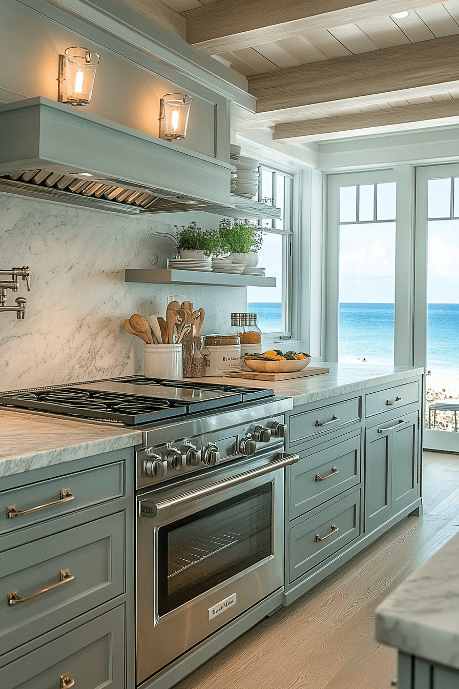 29 Coastal Cottage Kitchen Designs That Capture Breezy Charm 3 coastal cottage kitchen