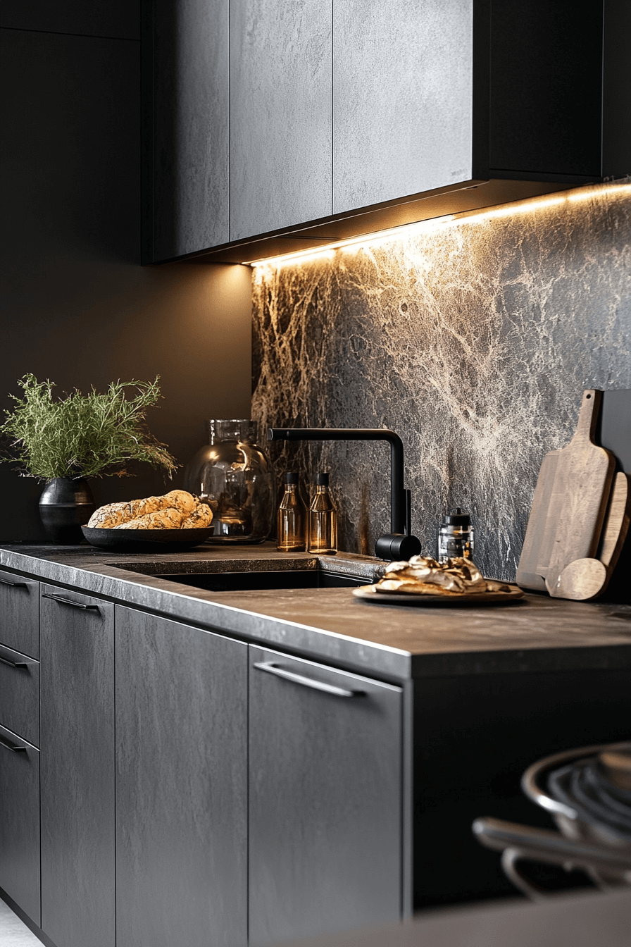 29 Dark and Moody Kitchen Spaces That Turn Everyday Cooking into Art 3 dark and moody kitchen