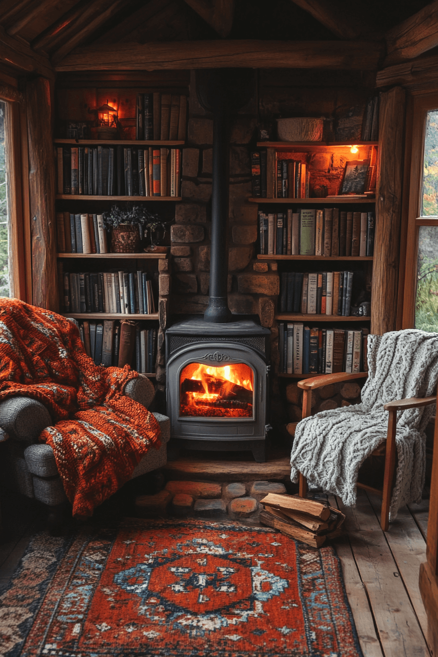 29 Cabin Living Room Ideas to Create the Perfect Escape 3 cabin living room