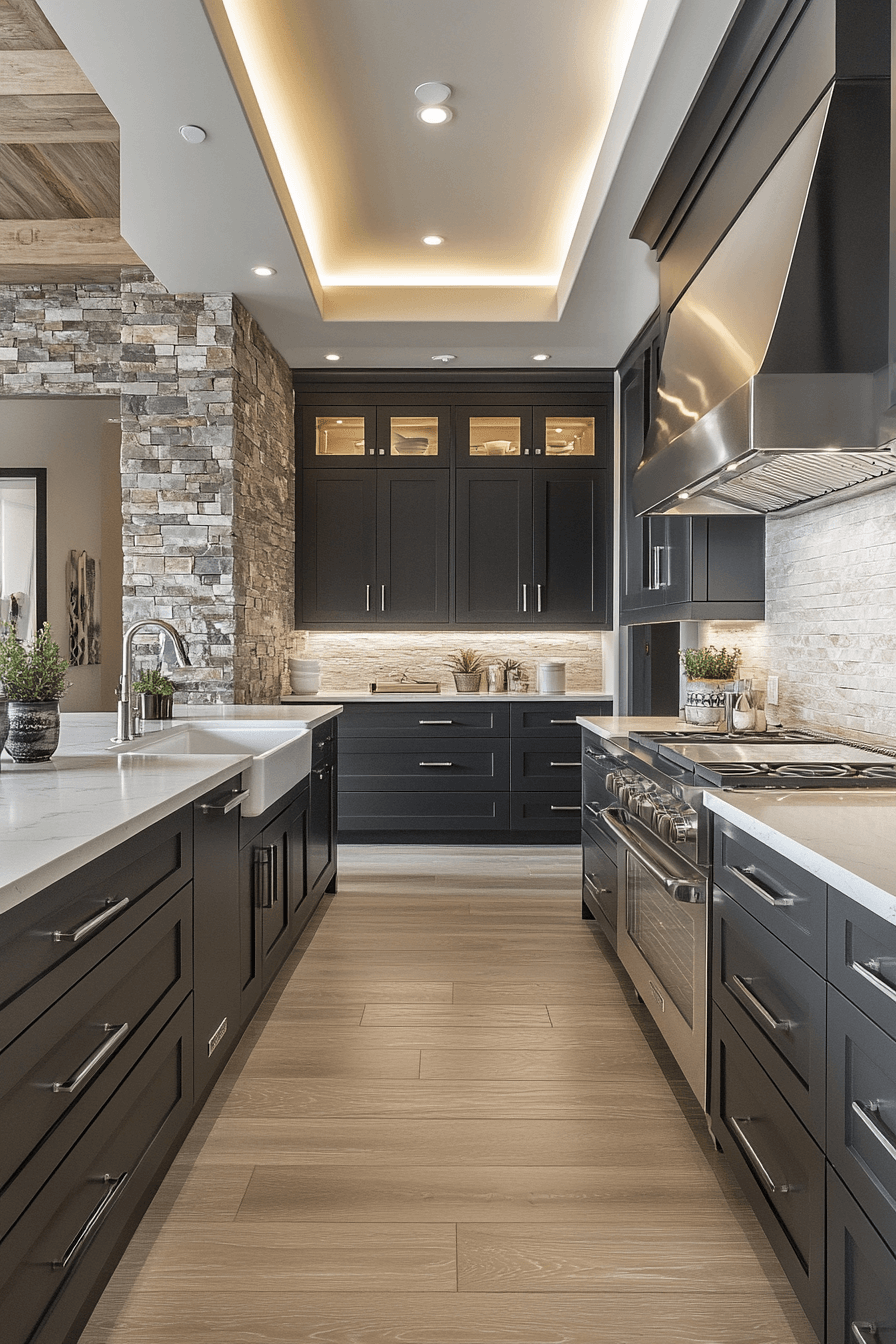 29 Dark Grey Kitchen Cabinets That Turn Simple Spaces Into Showstoppers 3 dark grey kitchen cabinets