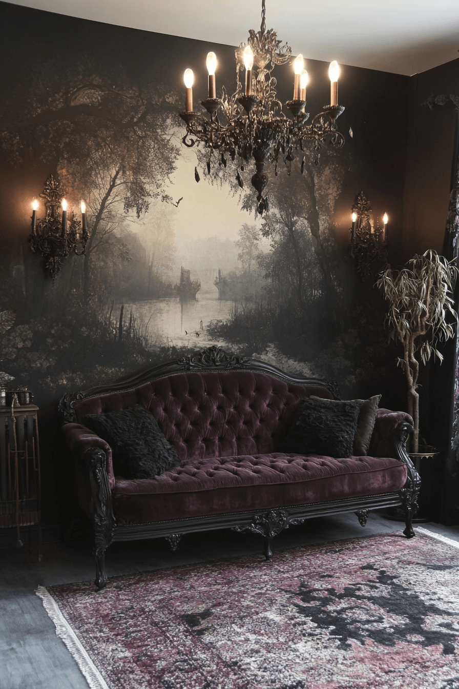 29 Moody Vintage Living Room Designs to Bring Vintage Charm into Contemporary Living 3 moody vintage living room