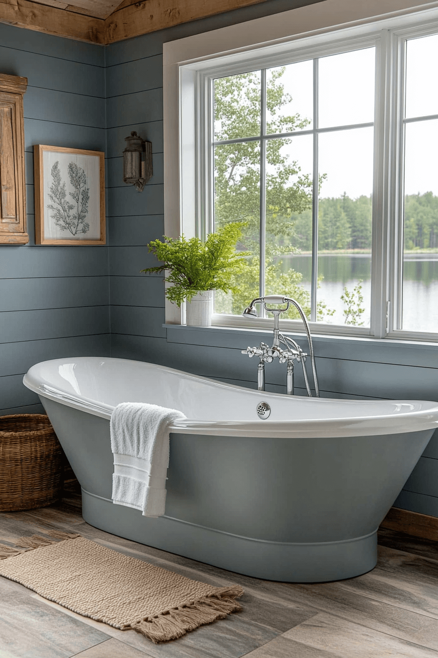 29 Old Cabin Interior Bathroom Inspirations for a Peaceful Escape 3 old cabin interior bathroom