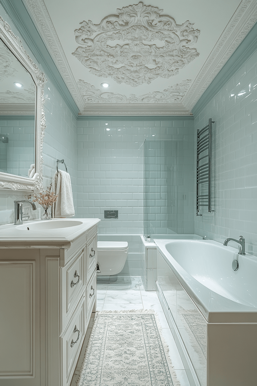 29 Modern Victorian Bathroom Upgrades That Add Instant Glamour 3 modern victorian bathroom