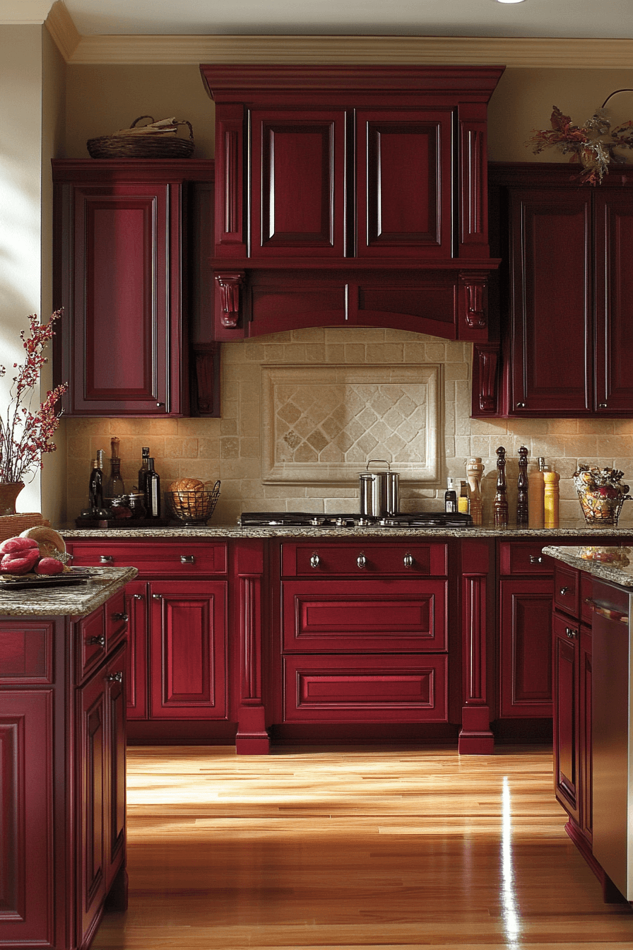 29 Cherry Kitchen Cabinets to Refresh Your Space with Classic Appeal 3 Cherry Kitchen Cabinets