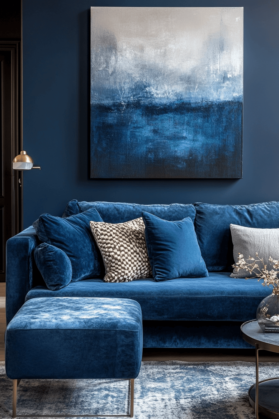 29 Blue Living Room Decor Ideas That Brighten Without Overwhelming 3 blue living room decor