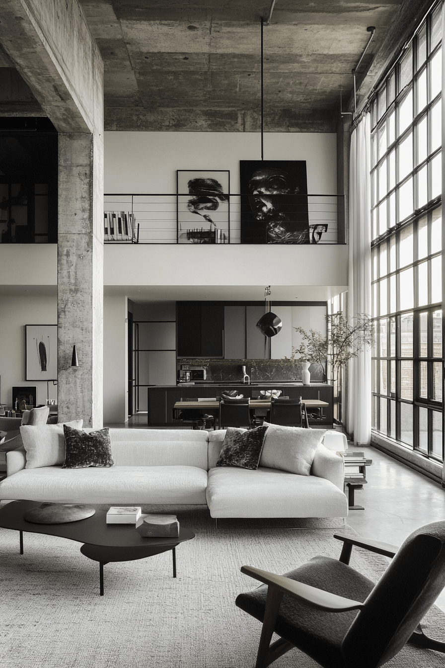 29 Black and White Living Room Decor Ideas That Make a Strong Statement 3 black and white living room decor