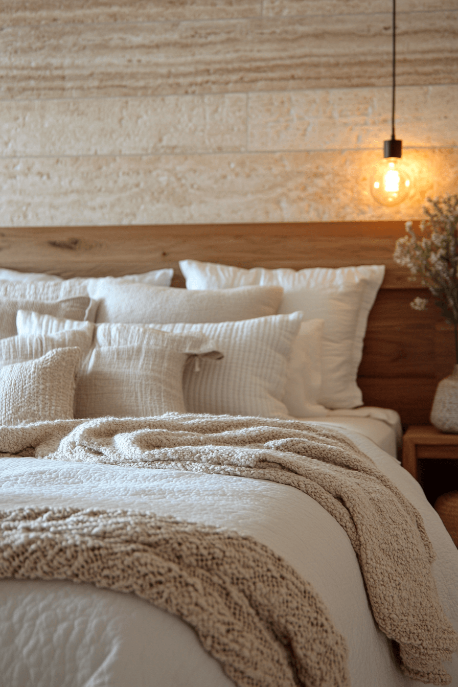 29 Stone Wall Bedroom Designs That Reflect Earthy Charm and Peace 3 Stone Wall Bedroom