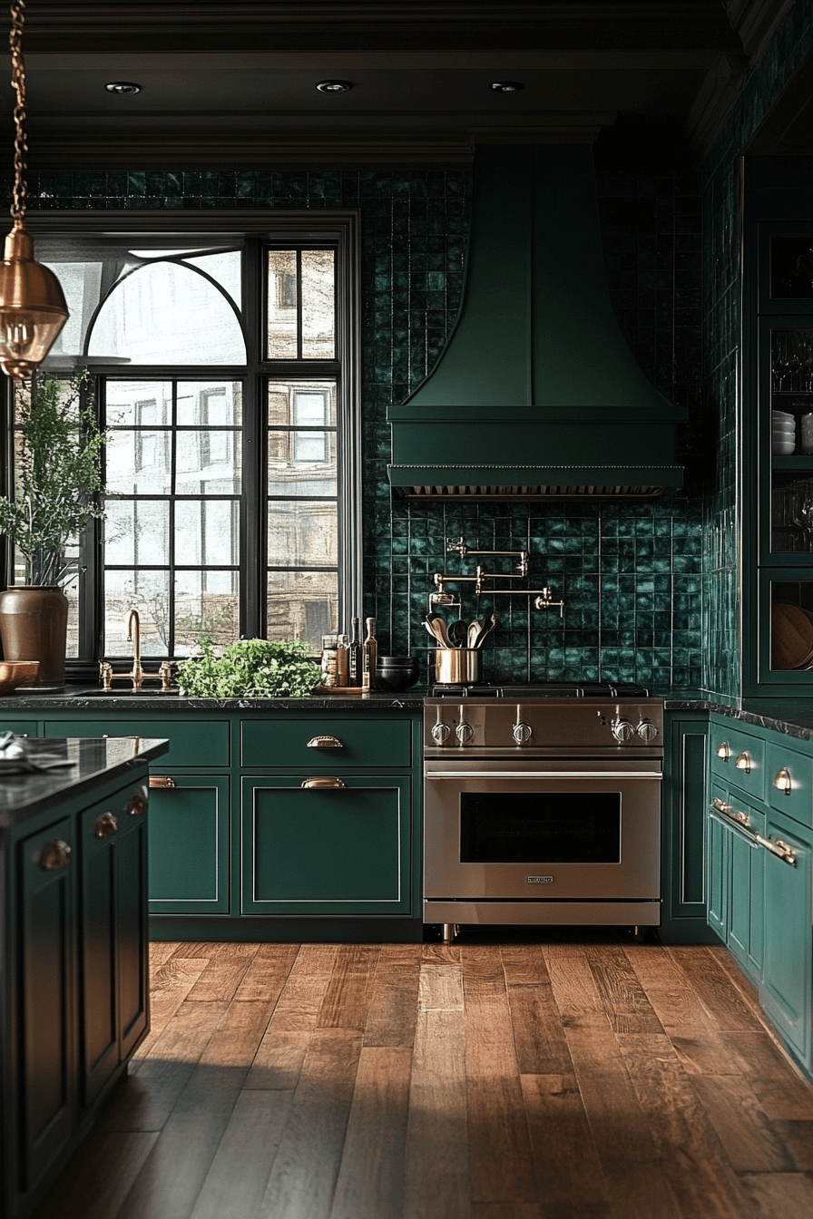 29 Dark and Moody Kitchen Spaces That Turn Everyday Cooking into Art 4 dark and moody kitchen