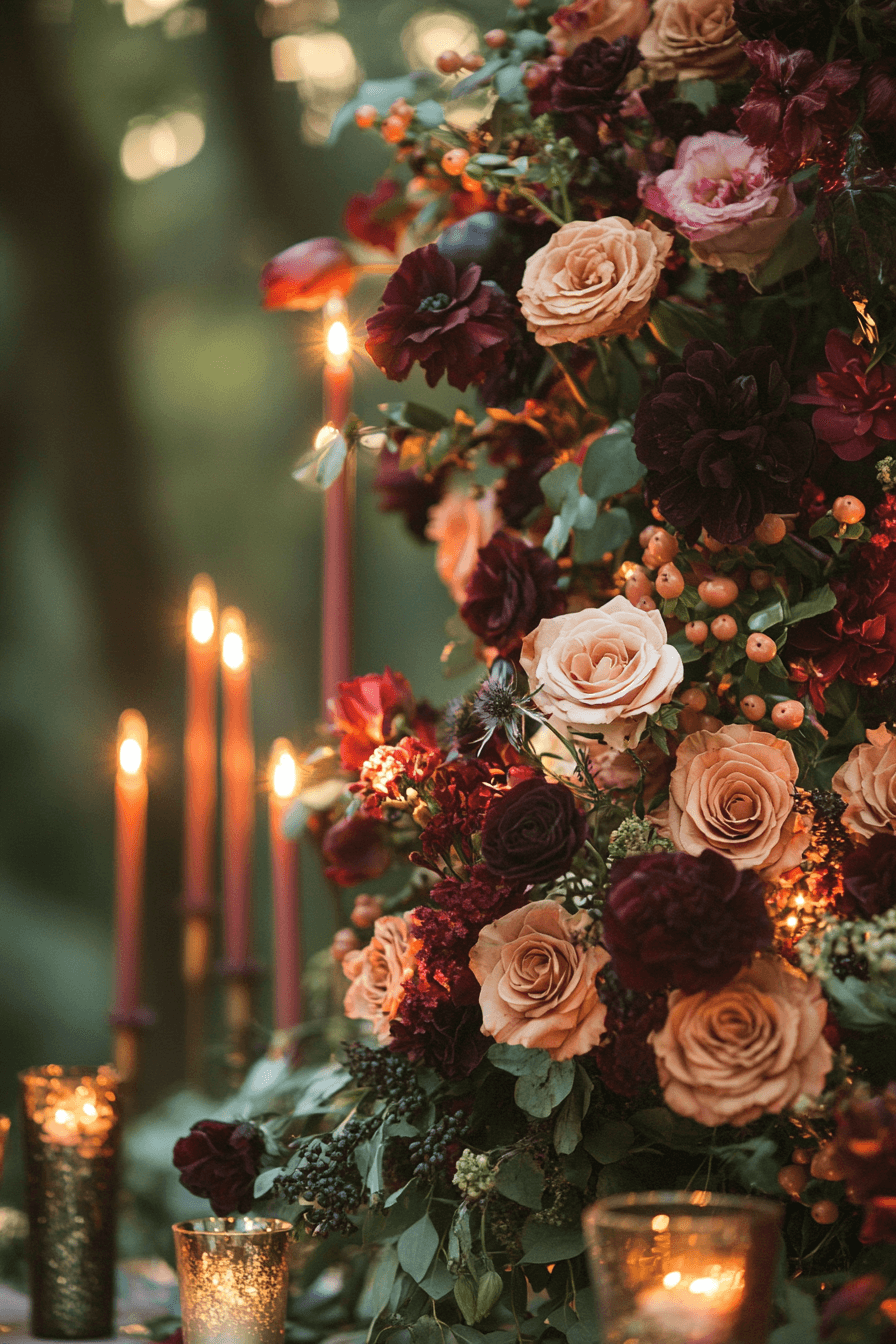29 Moody Wedding Ideas to Add Romance and Mystery to Your Special Day 4 moody wedding