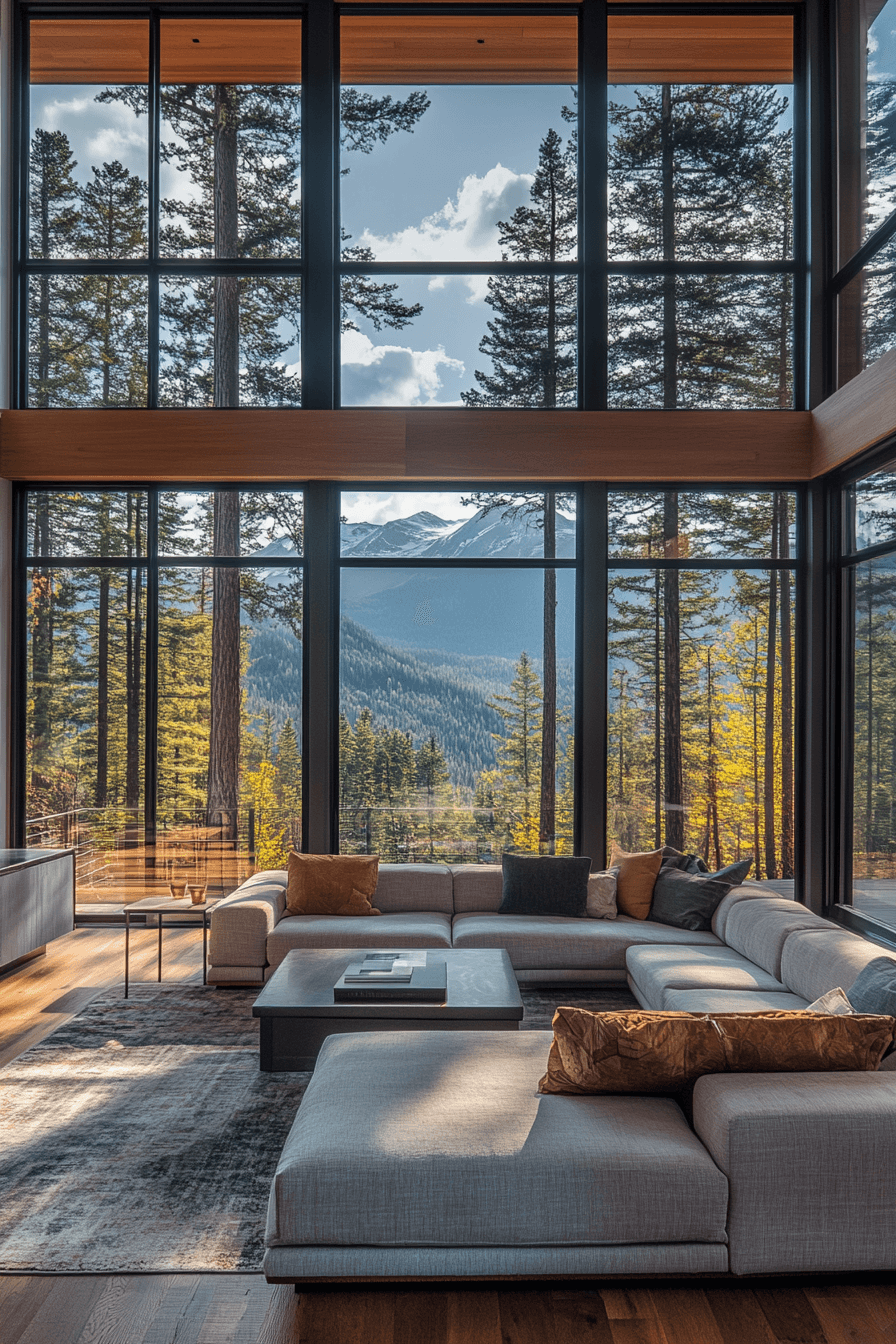 29 Cabin Living Room Ideas to Create the Perfect Escape 4 cabin living room