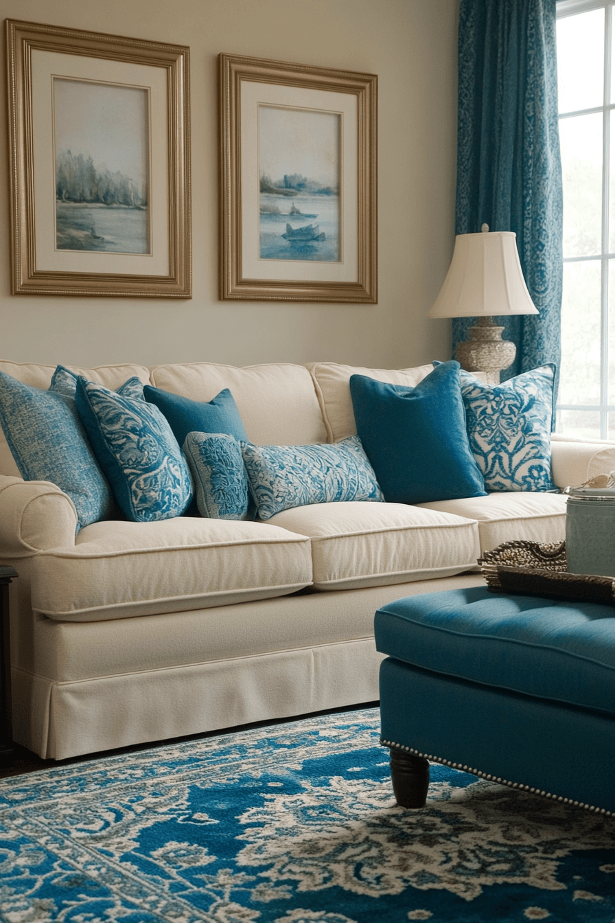 29 Blue Living Room Decor Ideas That Brighten Without Overwhelming 4 blue living room decor