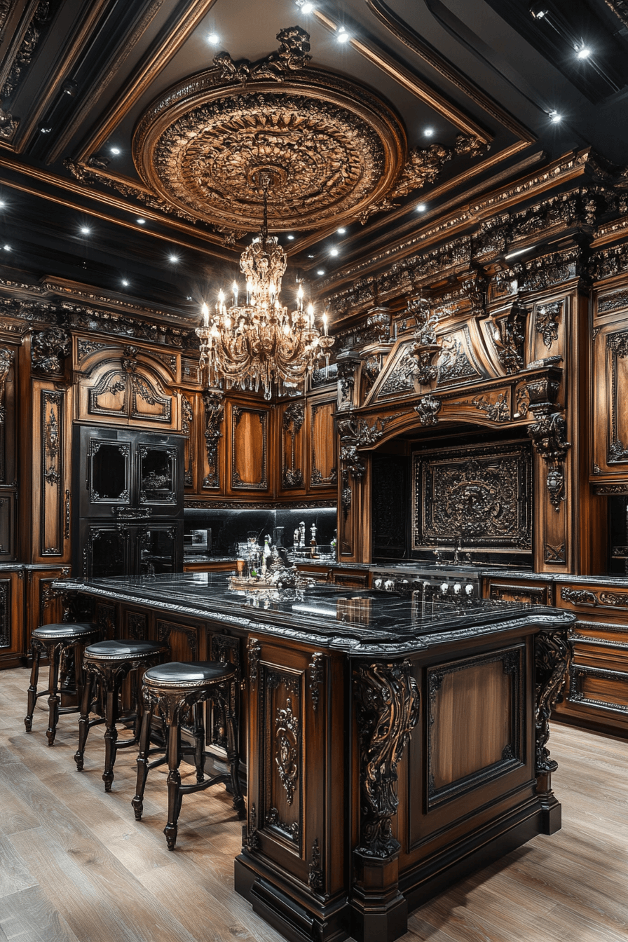 29 Dark Academia Kitchen Designs for Lovers of Literature and Aesthetics 5 dark academia kitchen