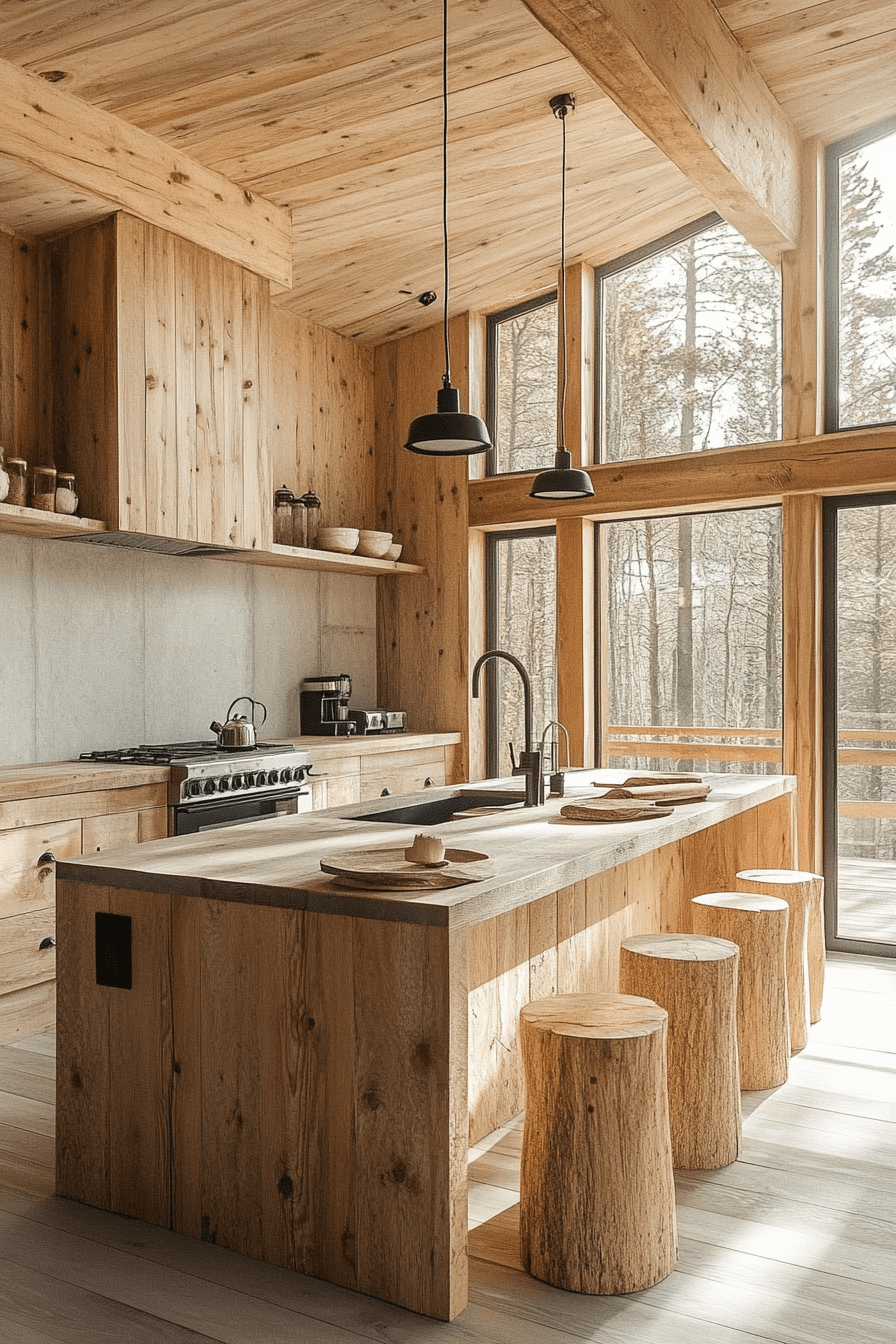 29 Cabin Kitchens That Blend Rustic Charm with Modern Style 5 cabin kitchens