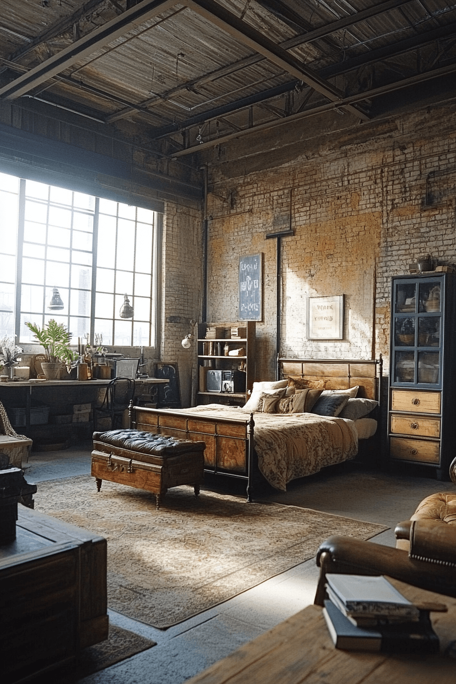 29 Industrial Bedroom Design Inspirations That Feel Fresh and Functional 5 industrial bedroom design