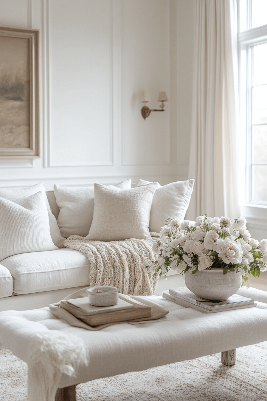 29 White Living Room Decor Ideas to Open Up Your Space with Grace 5 white living room decor