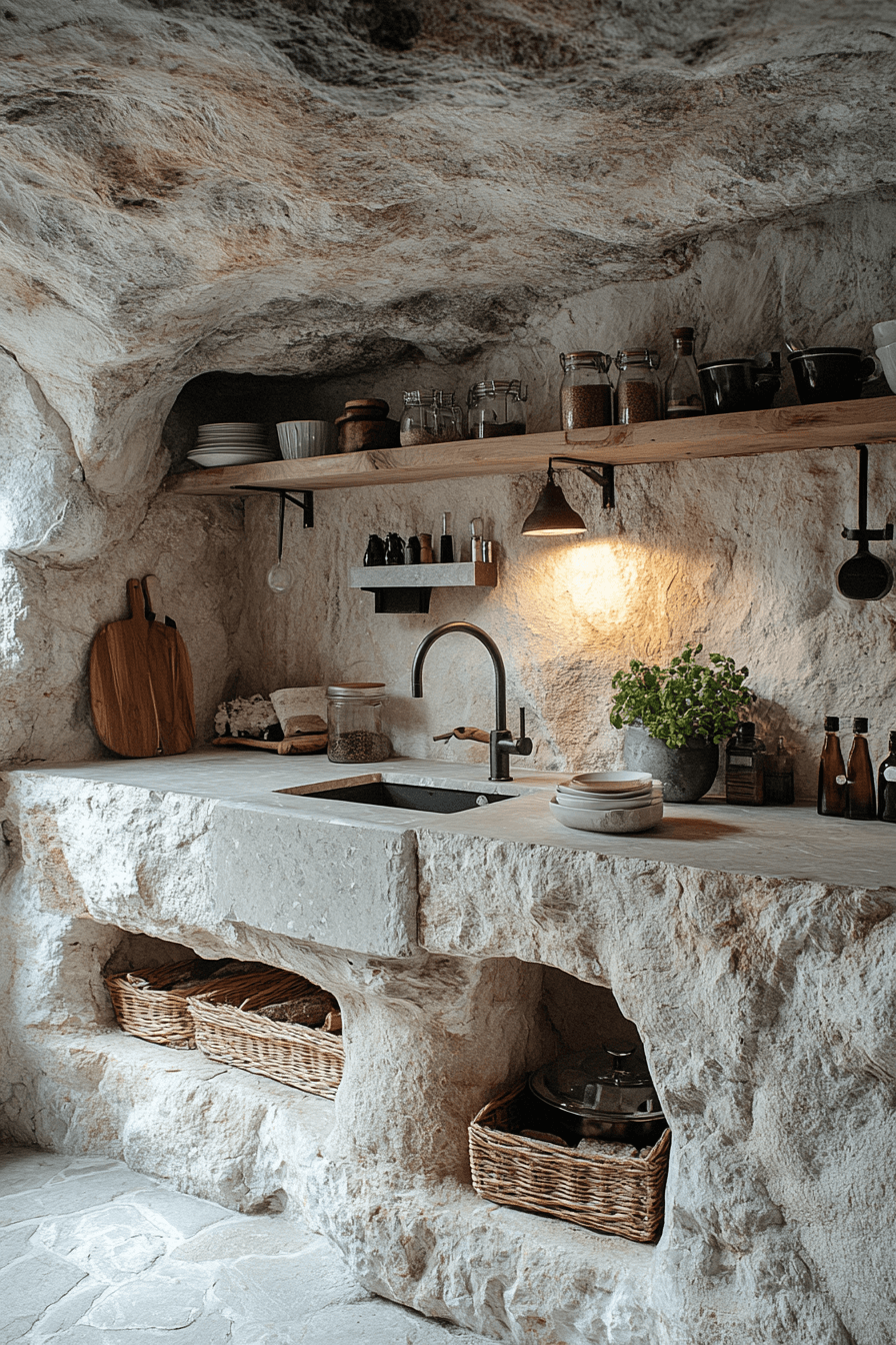 29 Old Cabin Interior Kitchen Inspirations for a Vintage Retreat 5 old cabin interior kitchen