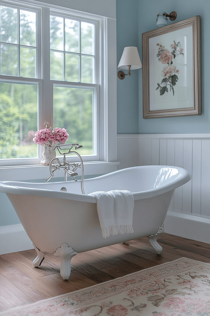 29 Moody Vintage Bathroom Ideas to Create a Timeless and Cozy Retreat 5 moody vintage bathroom