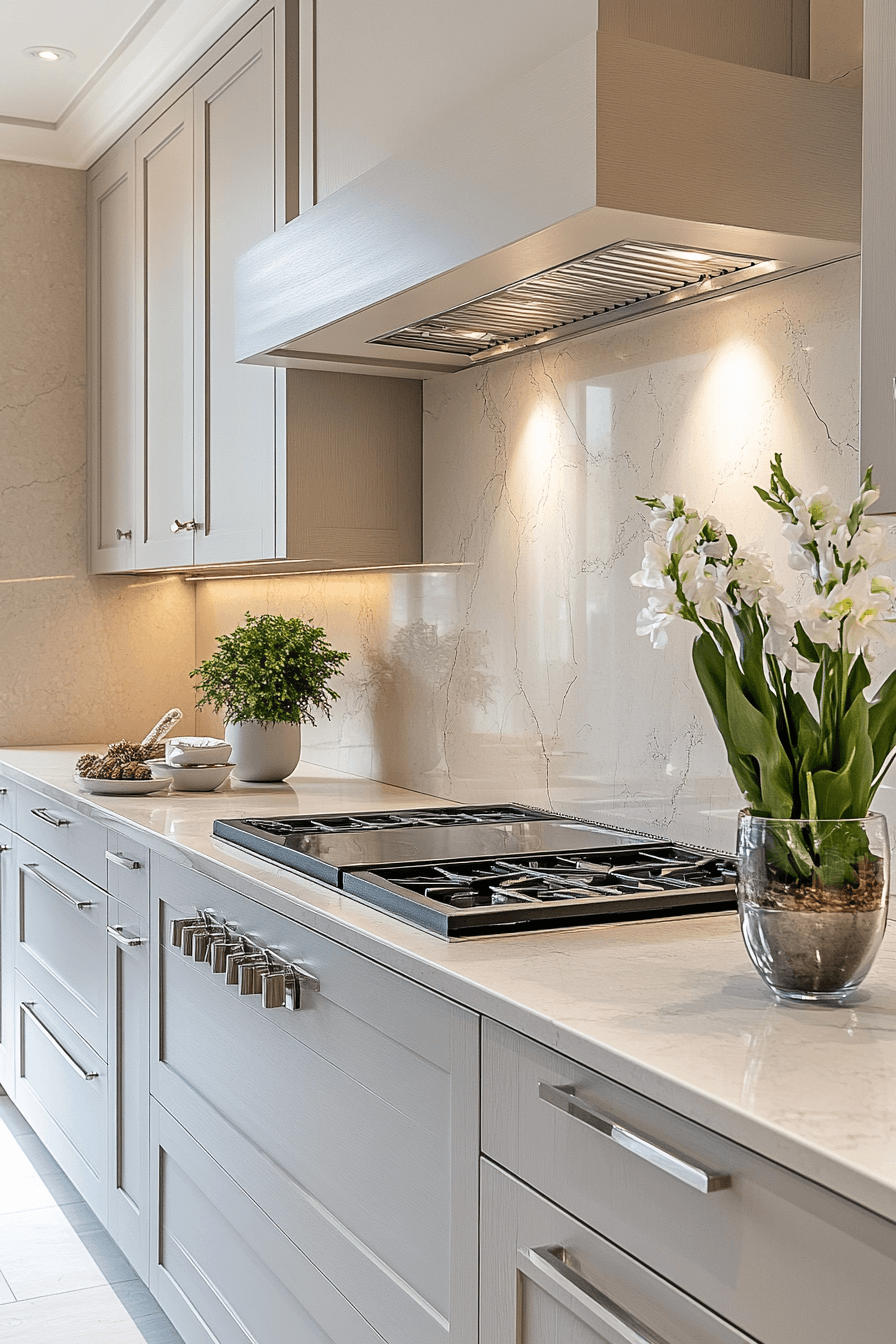 29 Light Grey Kitchen Cabinets for a Clean and Contemporary Vibe 6 light grey kitchen cabinets