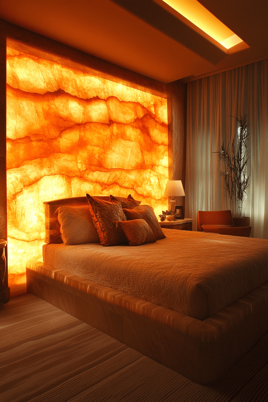 29 Stone Wall Bedroom Designs That Reflect Earthy Charm and Peace 6 Stone Wall Bedroom