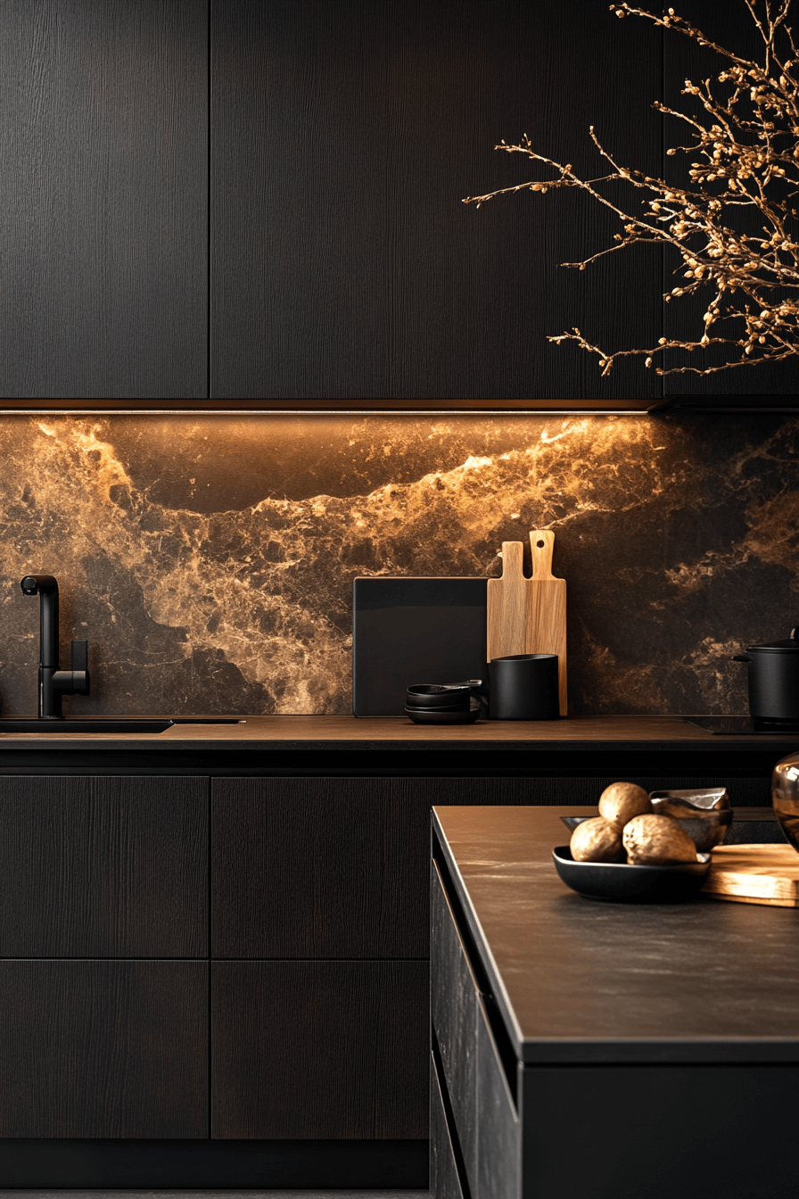 29 Small Moody Kitchen Inspirations That Make Darkness Feel Delightful 6 small moody kitchen