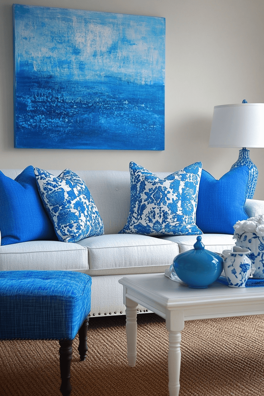 29 Blue Living Room Decor Ideas That Brighten Without Overwhelming 6 blue living room decor