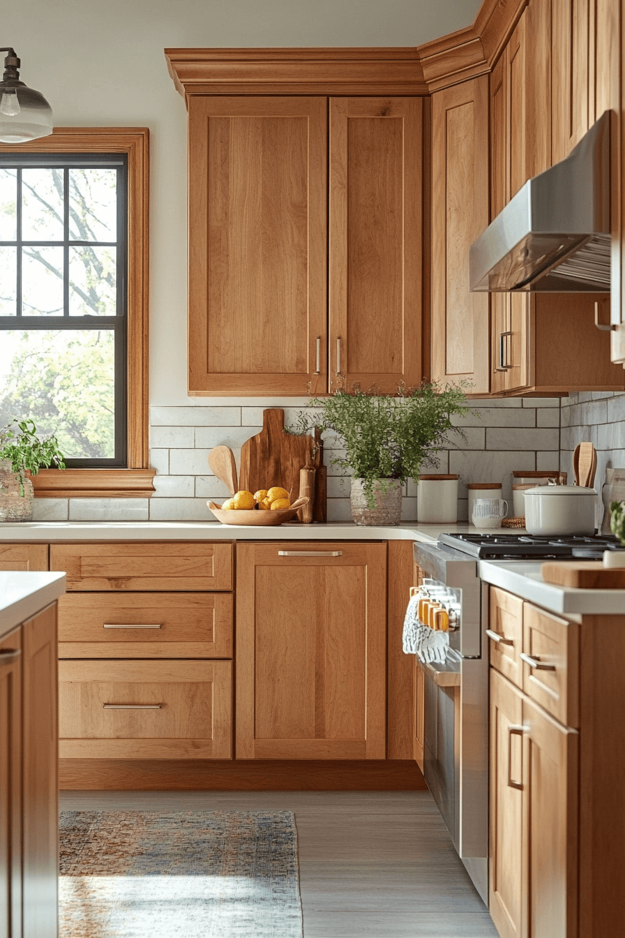 29 Maple Kitchen Cabinets That Make a Lasting Impression 6 Maple Kitchen Cabinets