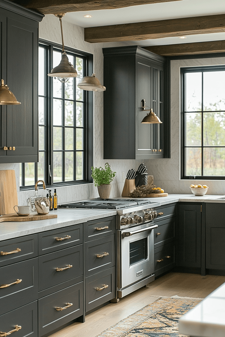 29 Grey Kitchen Cabinets to Transform Your Kitchen with Ease 6 grey kitchen cabinets