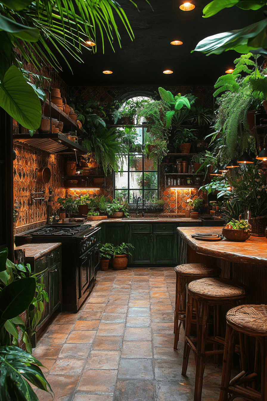 29 Tropical Kitchen Design Upgrades to Brighten Your Cooking Routine 6 tropical kitchen design