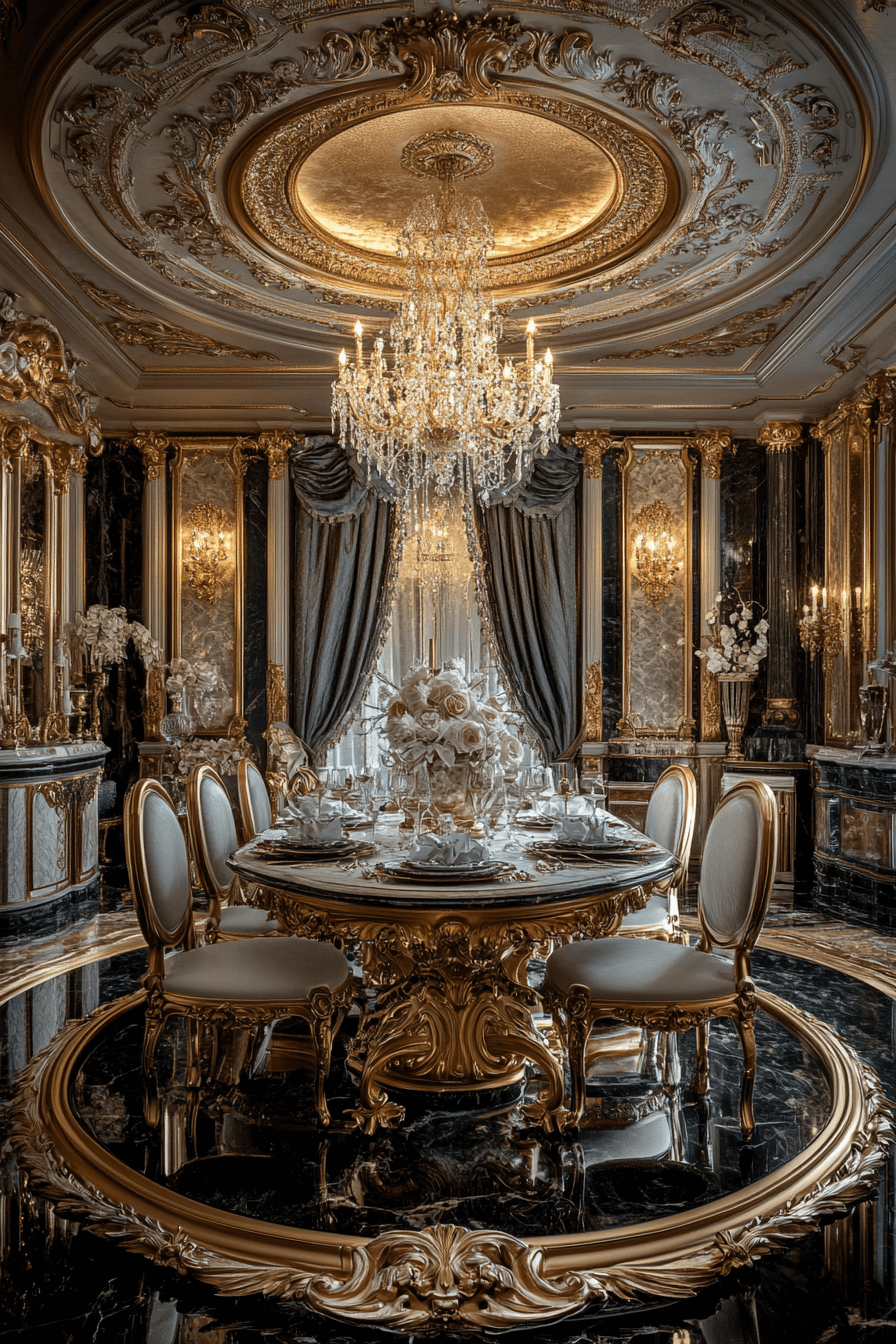 29 Moody Vintage Dining Room Aesthetics That Celebrate Classic Comfort 7 moody vintage dining room