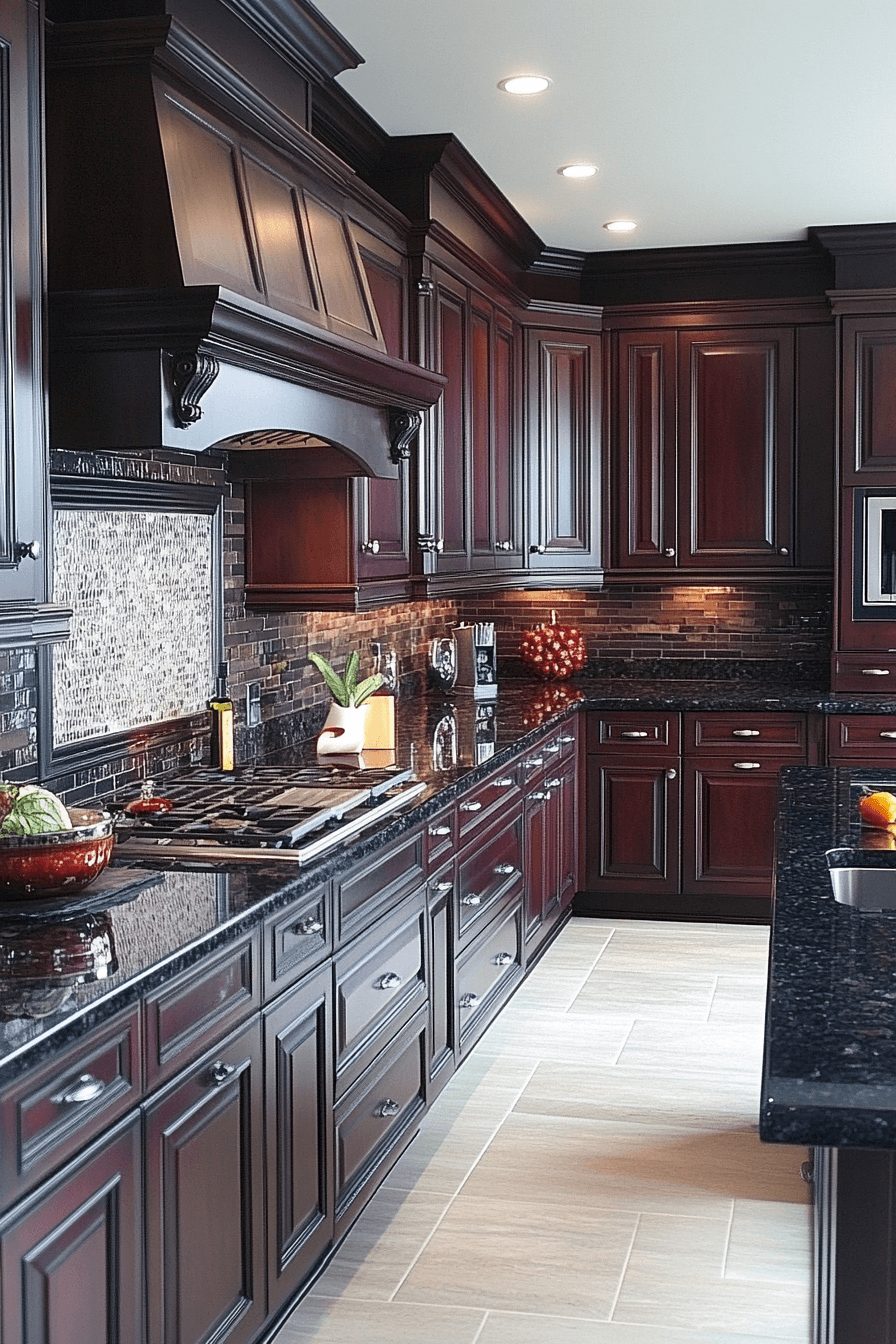 29 Cherry Kitchen Cabinets to Refresh Your Space with Classic Appeal 7 Cherry Kitchen Cabinets