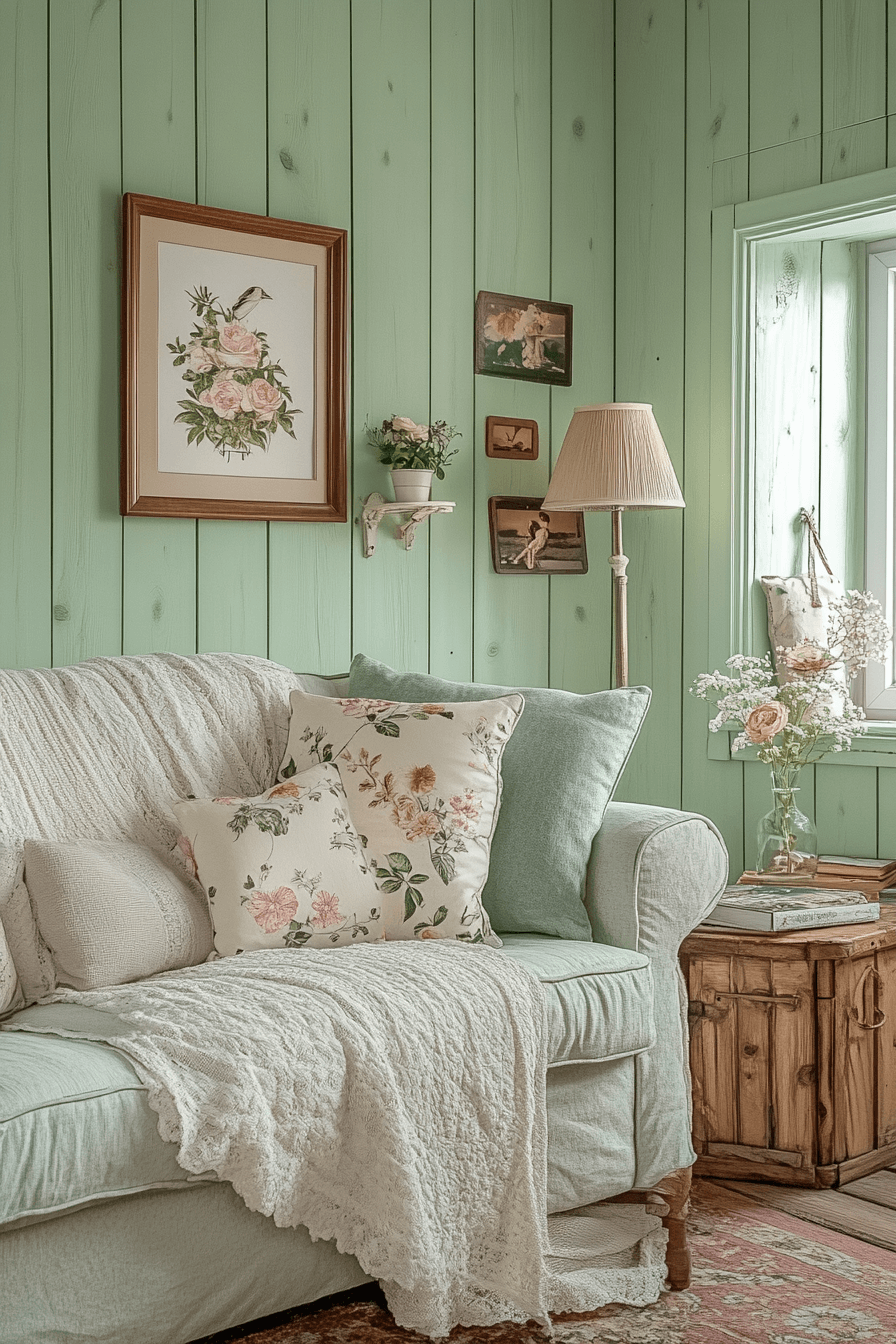 29 Green Living Room Decor Inspirations for a Fresh Modern Makeover 7 green living room decor